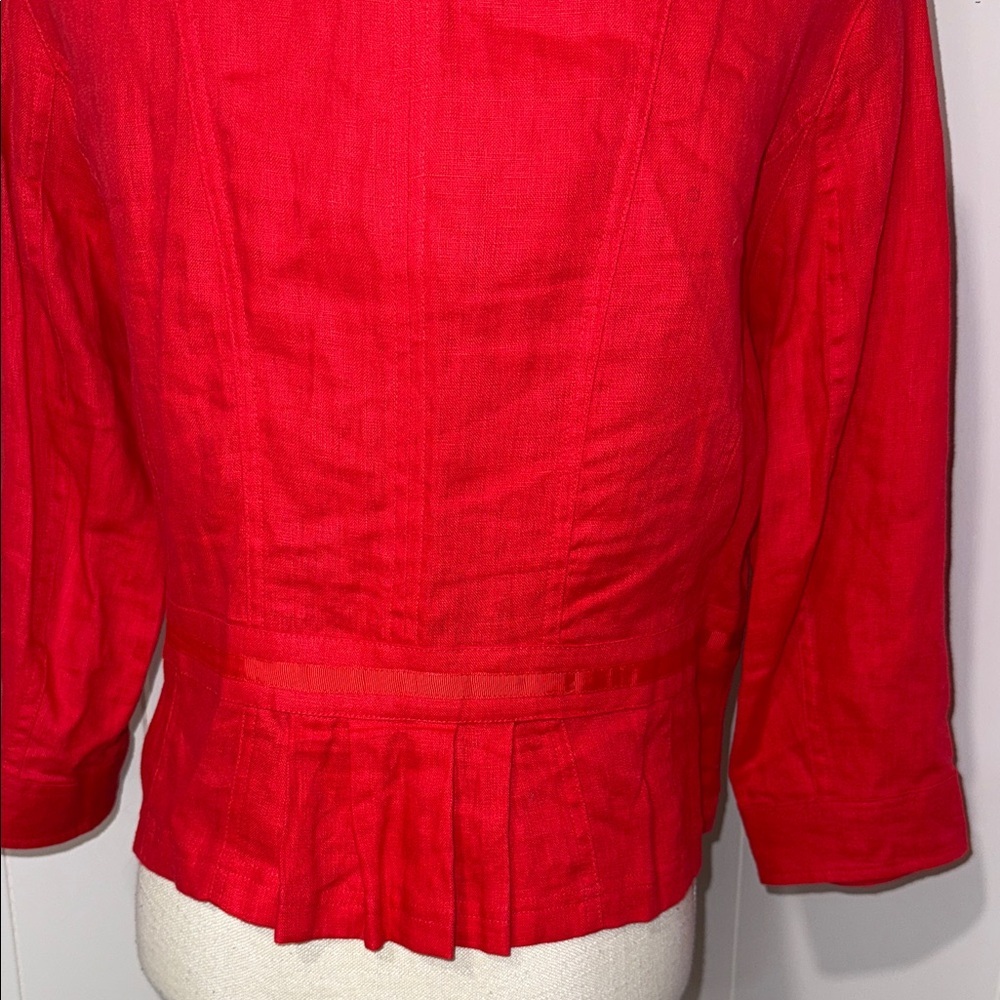 Multiples Vibrant Red Utility Jacket - image 5